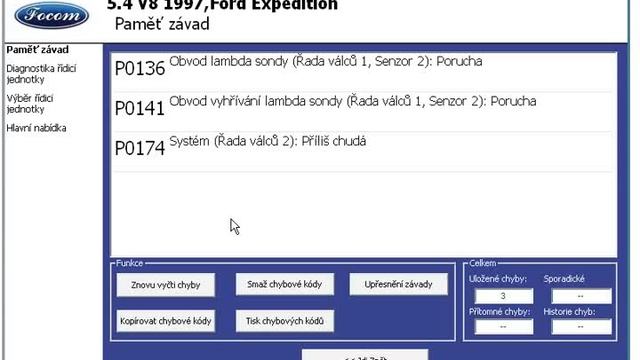 Autodiagnostika FoCOM - Čtení paměti závad смотреть онлайн