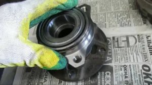 Замена ступичного подшипника в сборе со ступицей. Audi A6C5.