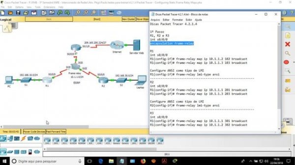 4 2 1 4 Packet Tracer   Configuring Static Frame Relay Maps
