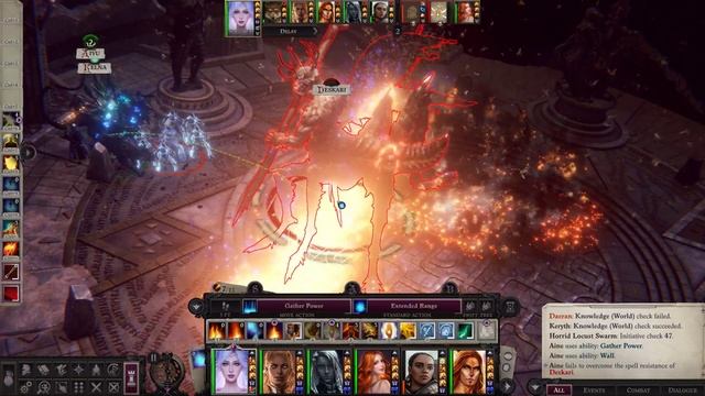 [Spoilers] Pathfinder WotR Unfair Fire Kineticist Deskari fight смотреть онлайн