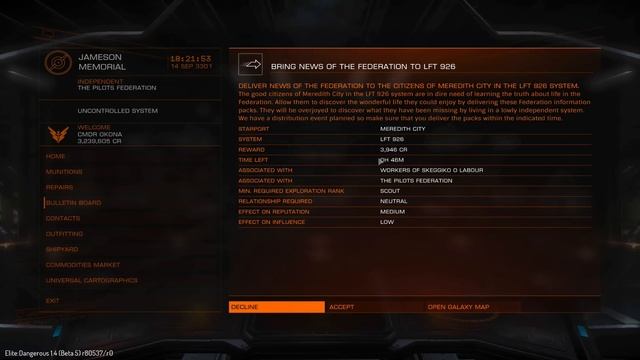 Elite: Dangerous for Galaxy on Fire 2 players - Ep 1 смотреть онлайн