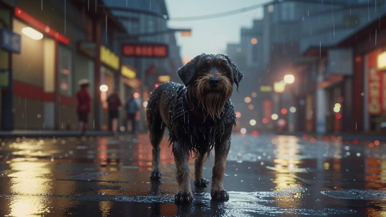 Бездомный пес