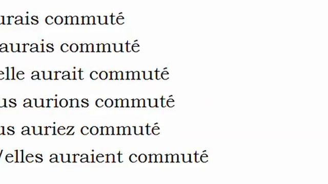 Изучение французского языка = Спряжение глаголов = Commuter смотреть онлайн