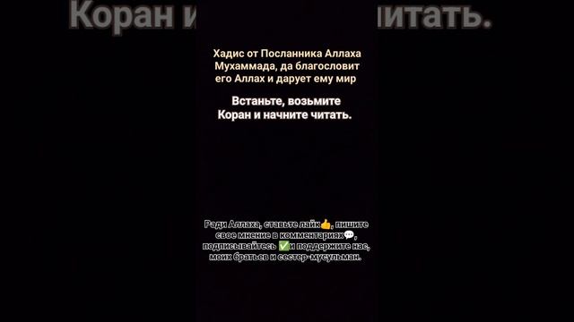 Встаньте, возьмите книгу Коран и начните читать.#ислам #muslimah #коран #читать #trending #топ смотреть онлайн