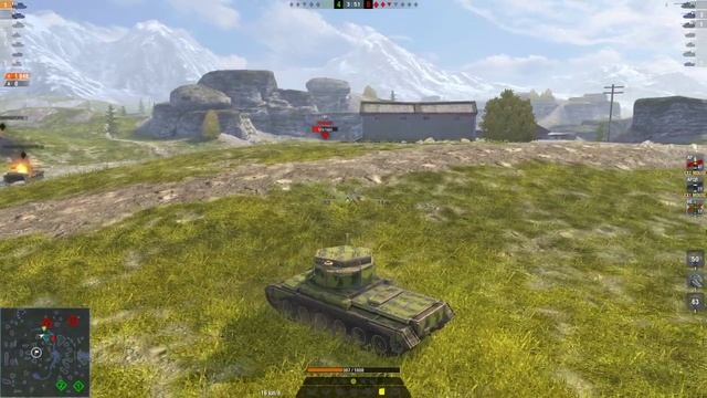 WOT Blitz 1v3 / Challenger / 4 Frags / 3.8k Dmg