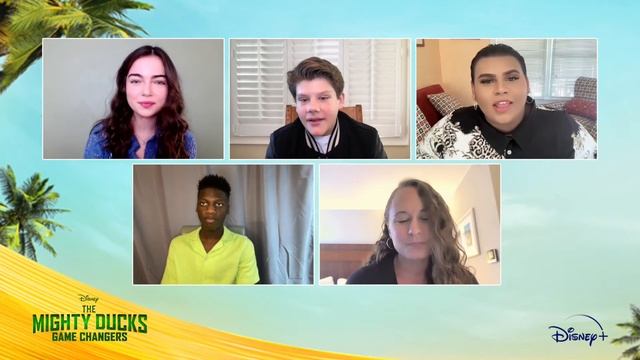 EXCLUSIVE: Maxwell Simkins, Luke Islam, DJ Watts, & Taegan Burns Talk Mighty Ducks Season 2! смотреть онлайн