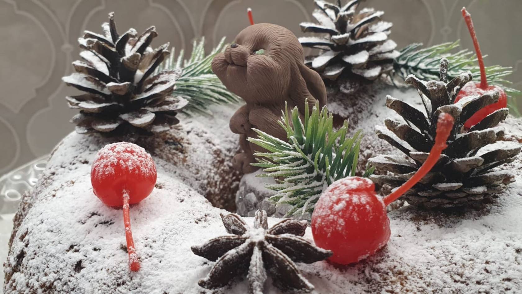 Рождественский кекс с сухофруктами, вымоченными в🍷коньяке.🥳⛄🎄 смотреть онлайн