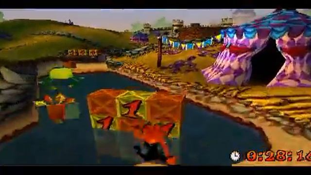 Crash Bandicoot 3: Warped (PS1) (Retro Achievements) - Toad Village Platinum (30/04/21) смотреть онлайн