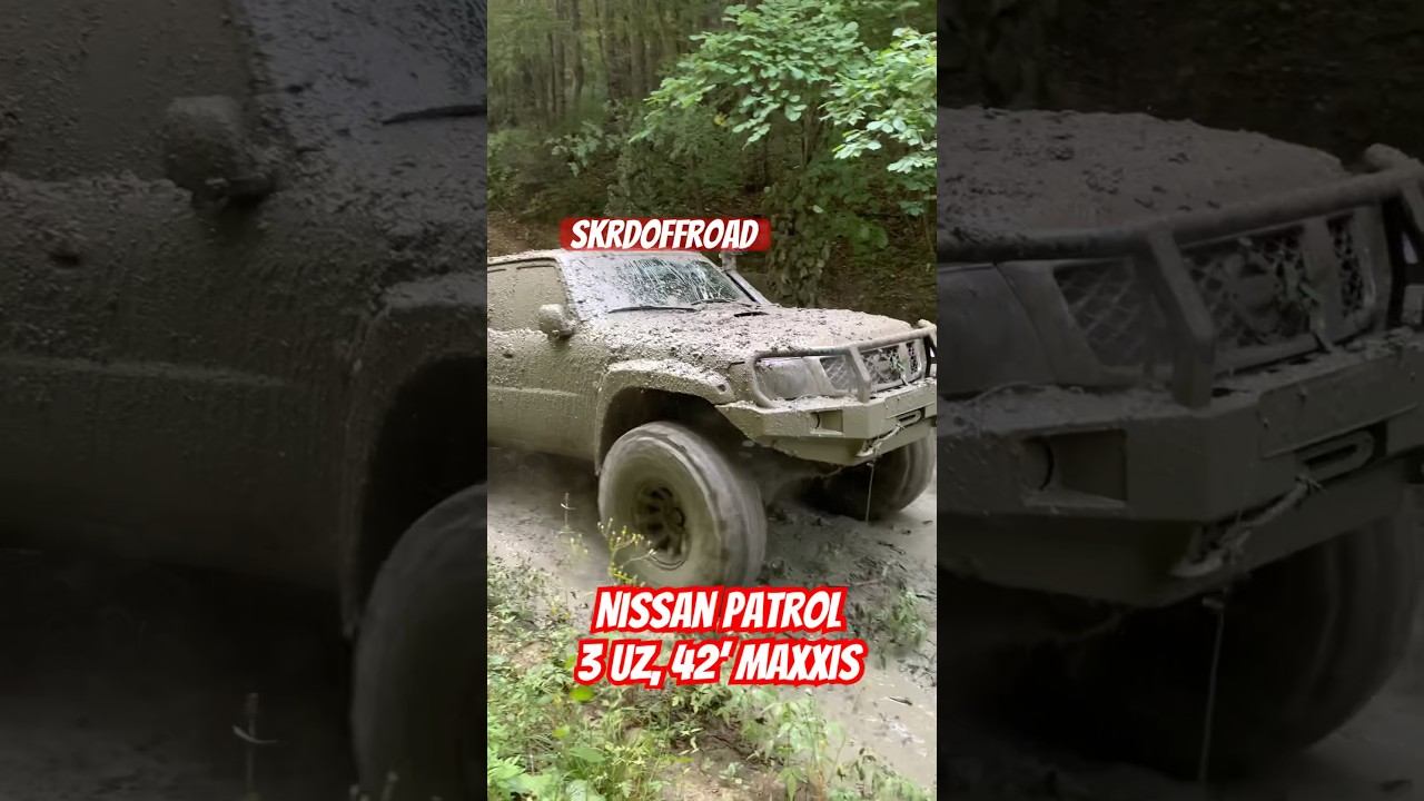 Мощный Patrol в глубокой яме! ДВС 3uz, пары 5.13, 42 трипадоры, все блоки #skrdoffroad #бездорожье смотреть онлайн