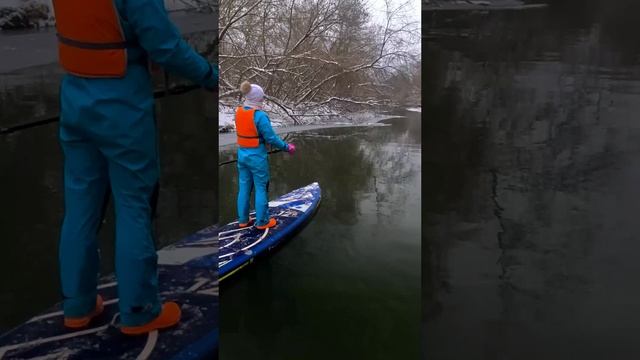 Чтобы руки не мерзли когда катаешься на SUP смотреть онлайн