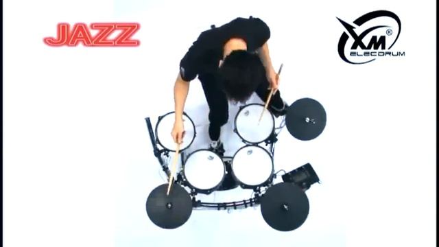 【XM eDrum】Tempo Series T-5SR eDrum Kit: Demonstrating different kit sounds смотреть онлайн