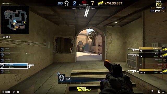 Natus Vincere vs BiG - ESL Pro League Season 9 - EU - map2 de_mirage [CrystalMay & PCH3LK1N] смотреть онлайн