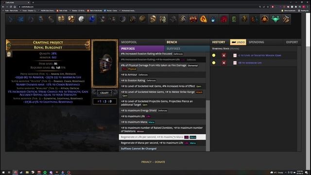 POE 3.17 How to craft a double elevated strength stacking helmet смотреть онлайн