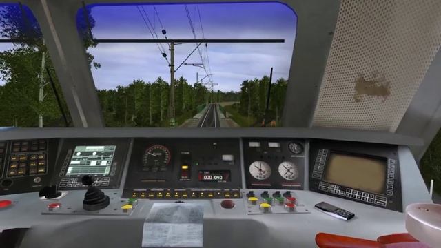 Trainz: ЧС2К-629, рейс №112, Санкт-Петербург — Воронеж, 2015 год