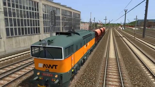Náklad Ostrava H.l.n - Ostrava Svinov [AWT 750] Railworks