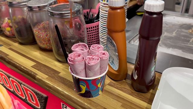 Ролл Мороженое. Как сделать дома. Мороженое в Тайланде. Ката, Пхукет. Прогулка по Ката Роуд. смотреть онлайн