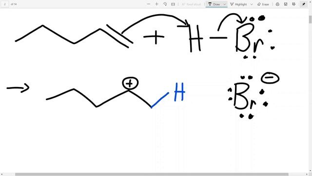 Addition of HBr to an Alkene (not symmetric) смотреть онлайн