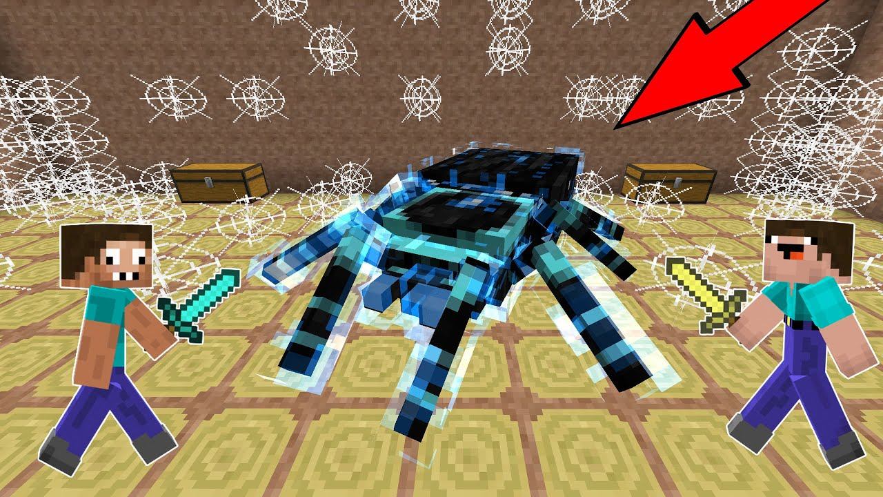 СМОГУТ ЛИ НУБ И ПРО ПОБЕДИТЬ ОГРОМНОГО БОССА ПАУКА В МАЙНКРАФТ ? ПРОФЕССИОНАЛ ПРОТИВ МИР НАСЕКОМЫХ ! смотреть онлайн