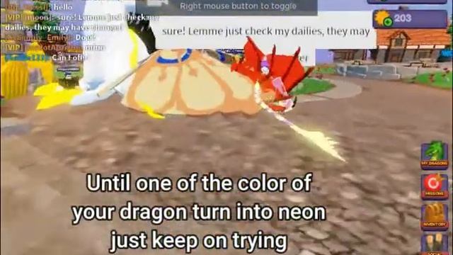 How to make your dragon from normal color to neon Using Material and Color Potions -Dragon Adventur смотреть онлайн