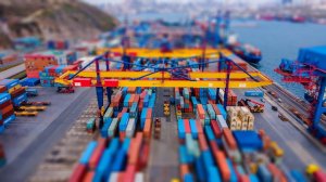 Работа контейнерного терминала FESCO во Владивостоке