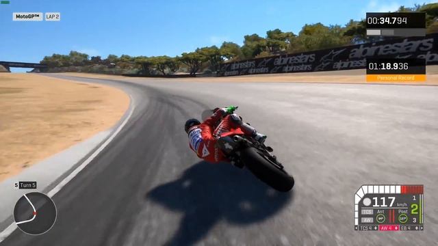 MotoGP 19 Laguna Seca HotLap (PC) смотреть онлайн