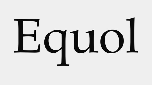 How to Pronounce Equol смотреть онлайн