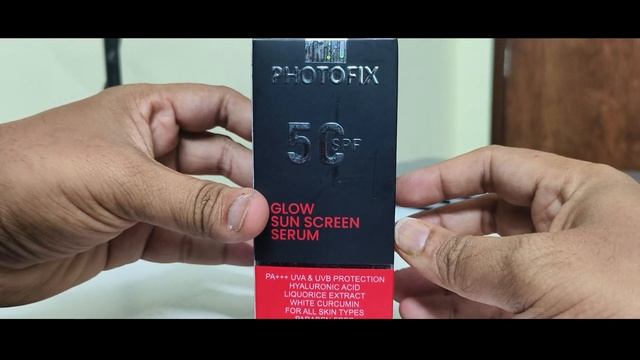 Photofix Sunscreen 50 SPF Product Review - White Curcumin + Hydraulic Acid & More