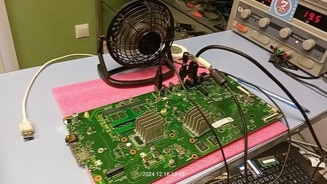 Включение Материнской платы для моноблока Asus A5400WFA LA-J214P i5-10210U DIS 16 декабря 2024 г. смотреть онлайн