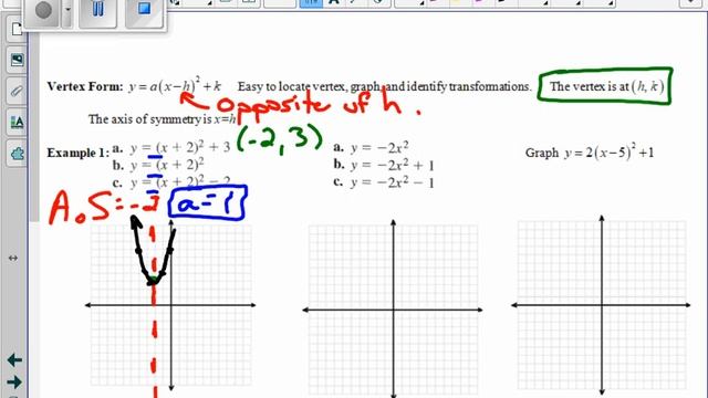8-1 Quadratic Functions and Their Graphs смотреть онлайн