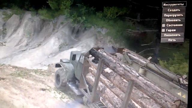 SpinTires.Тестируем КРАЗ 255 смотреть онлайн