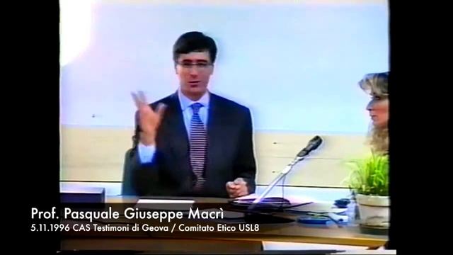 Comitato Etico USL8 - Prof. P.G. Macrì 5/11/1996 CAS Testimoni di Geova - Convegno Pubblico смотреть онлайн