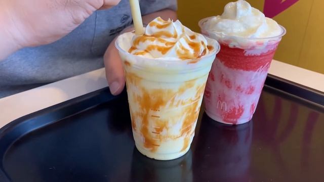 【マック】期間限定!! 大人のご褒美!? いちご練乳フラッペ登場!! смотреть онлайн