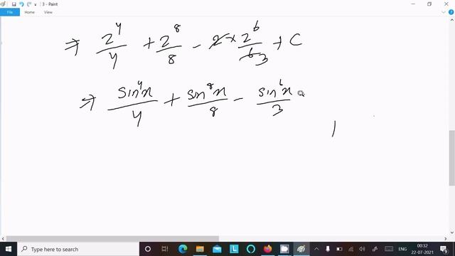 Evaluate the integral: ∫ sin³x cos⁵x dx смотреть онлайн