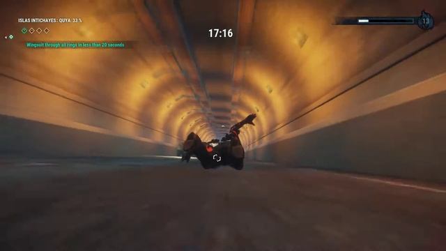 Just Cause 4 - Wingsuit Through All Rings In Less Than 20 Seconds - Islas Intichayes Quya
