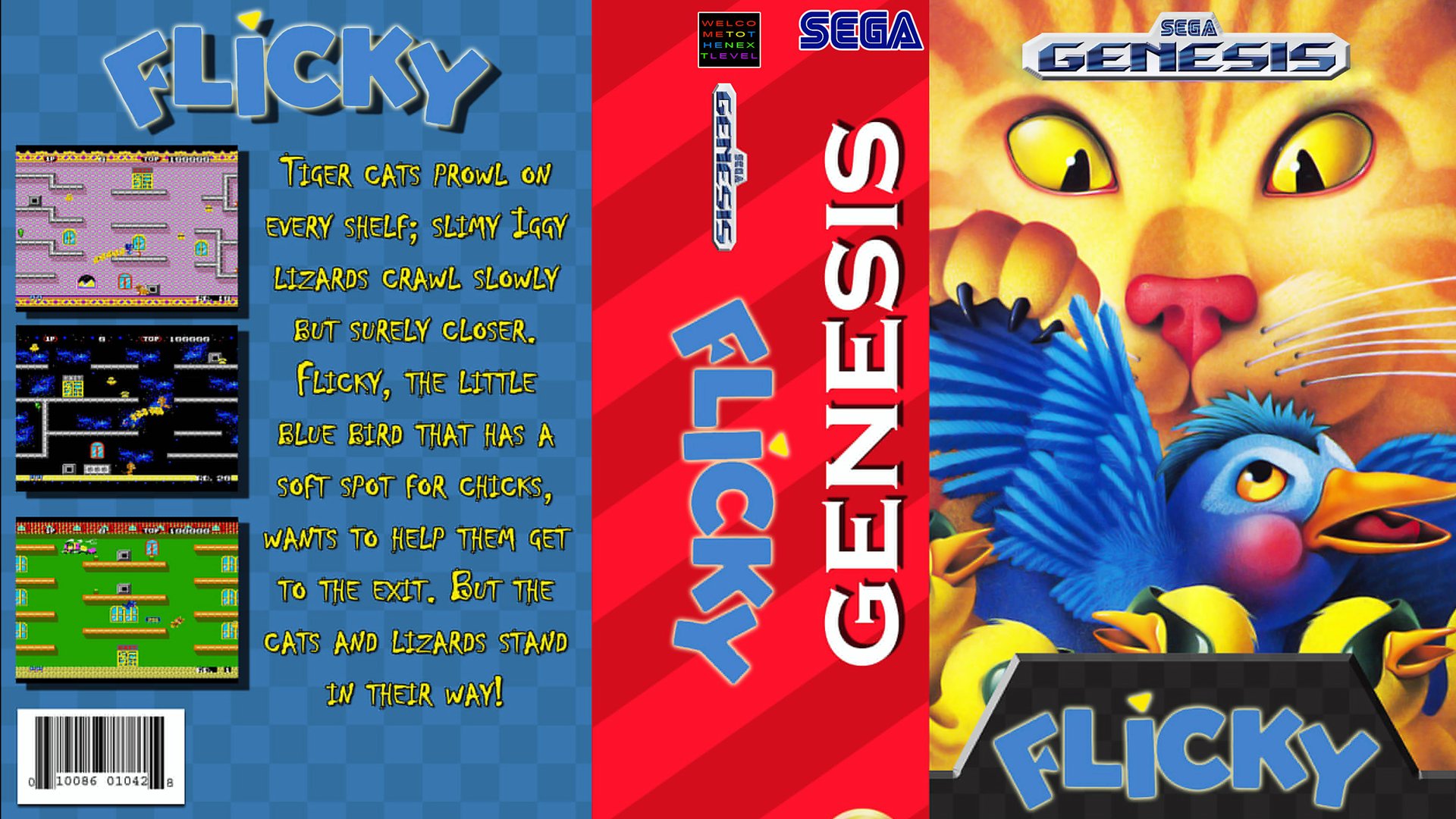 Flicky. Sega Прохождения