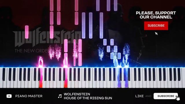 House Of The Rising Sun (from Wolfenstein: The New Order) Piano Tutorial