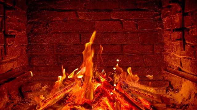 1 hour of Relaxing Fireplace Sounds & Relaxing Music - Burning Fireplace & Crackling Fire Sounds смотреть онлайн