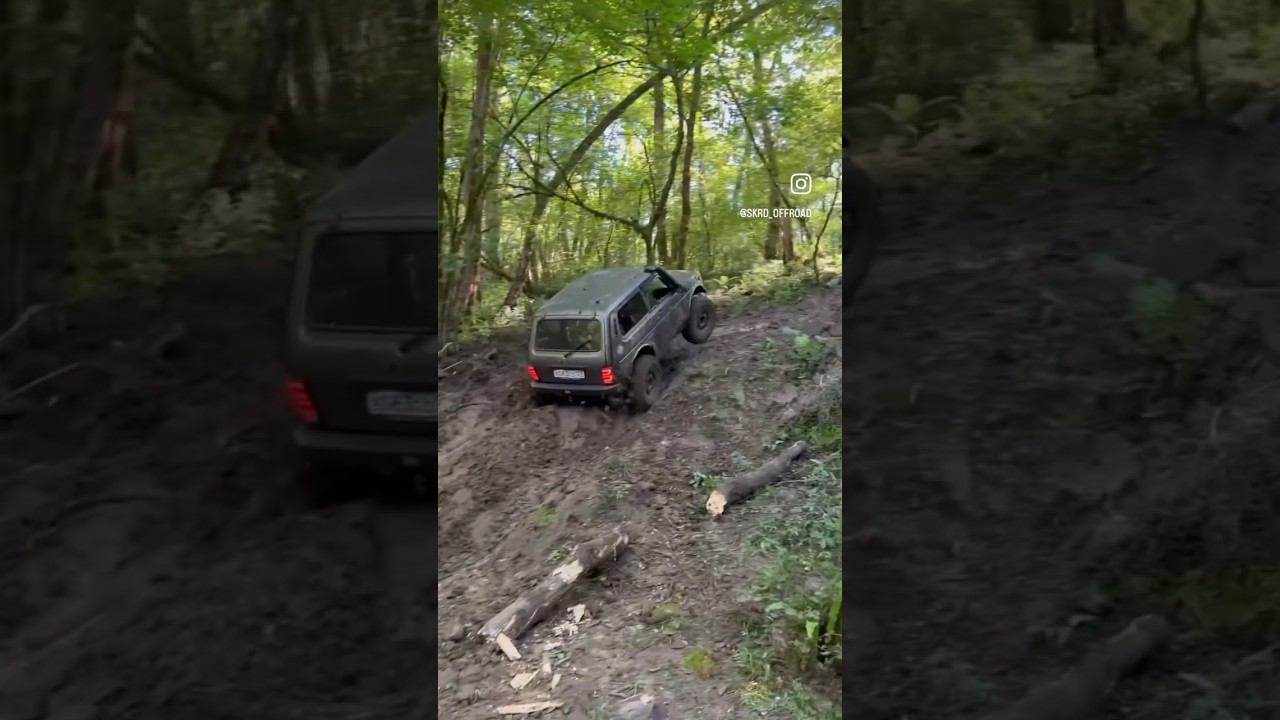 Заряженная нива из Сочи! Если всё сложится, то скоро катнем вместе! #skrdoffroad #4х4 #бездорожье смотреть онлайн