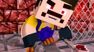 РЕБЕНОК СОСЕД УСТРОИЛ ЛОВУШКУ! ПРИВЕТ СОСЕД В МАЙНКРАФТ [перезалив]