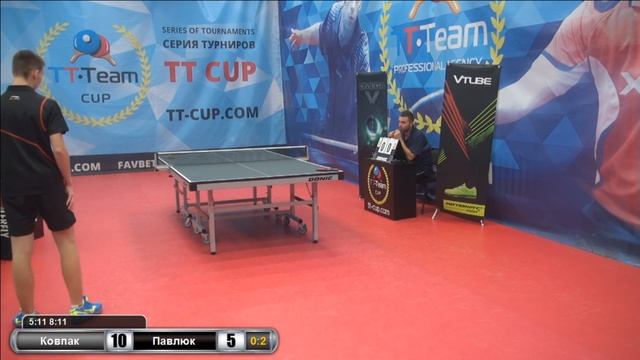 игра за 3 место Ковпак - Павлюк. 10 сентября 2016. TT Cup смотреть онлайн