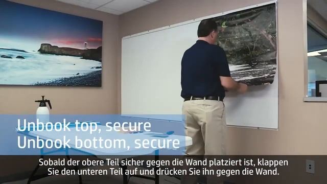 HP PVC free Wallpaper Install Demo смотреть онлайн