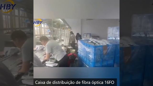 Caixa de distribuição de fibra óptica 16FO смотреть онлайн
