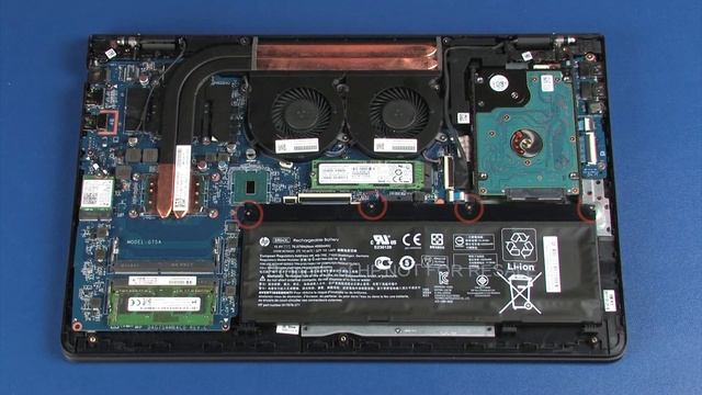 Replace the Battery | HP Pavilion Power 15-cb000 Notebook PC | HP Support смотреть онлайн