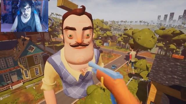 Como Convertir Al Vecino En Gigante Fuera Del Final ( Easter Egg Muy Loco ) | Hello Neighbor Beta 3 смотреть онлайн