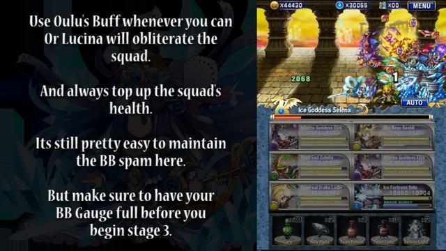 Brave Frontier : Selena Dungeon Lv 3 ( without critical team and no gems) смотреть онлайн