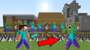 ПРОФЕССИОНАЛ ПОПАЛ В ДЕРЕВНЮ ЗОМБИ ЖИТЕЛЕЙ МАЙНКРАФТ ! ПРО ПРОТИВ ДЕРЕВНЯ ЛОВУШКА ТРОЛЛИНГ MINECRAFT