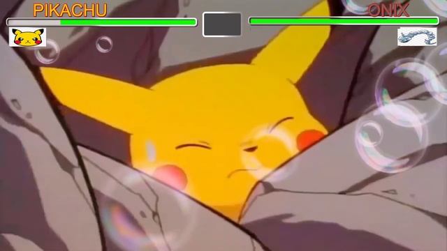 Pikachu VS Onix  Round 1 | Pokemon Indigo League