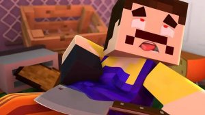 СМЕРТЬ СОСЕДА! - ПРИВЕТ СОСЕД В МАЙНКРАФТ [перезалив]