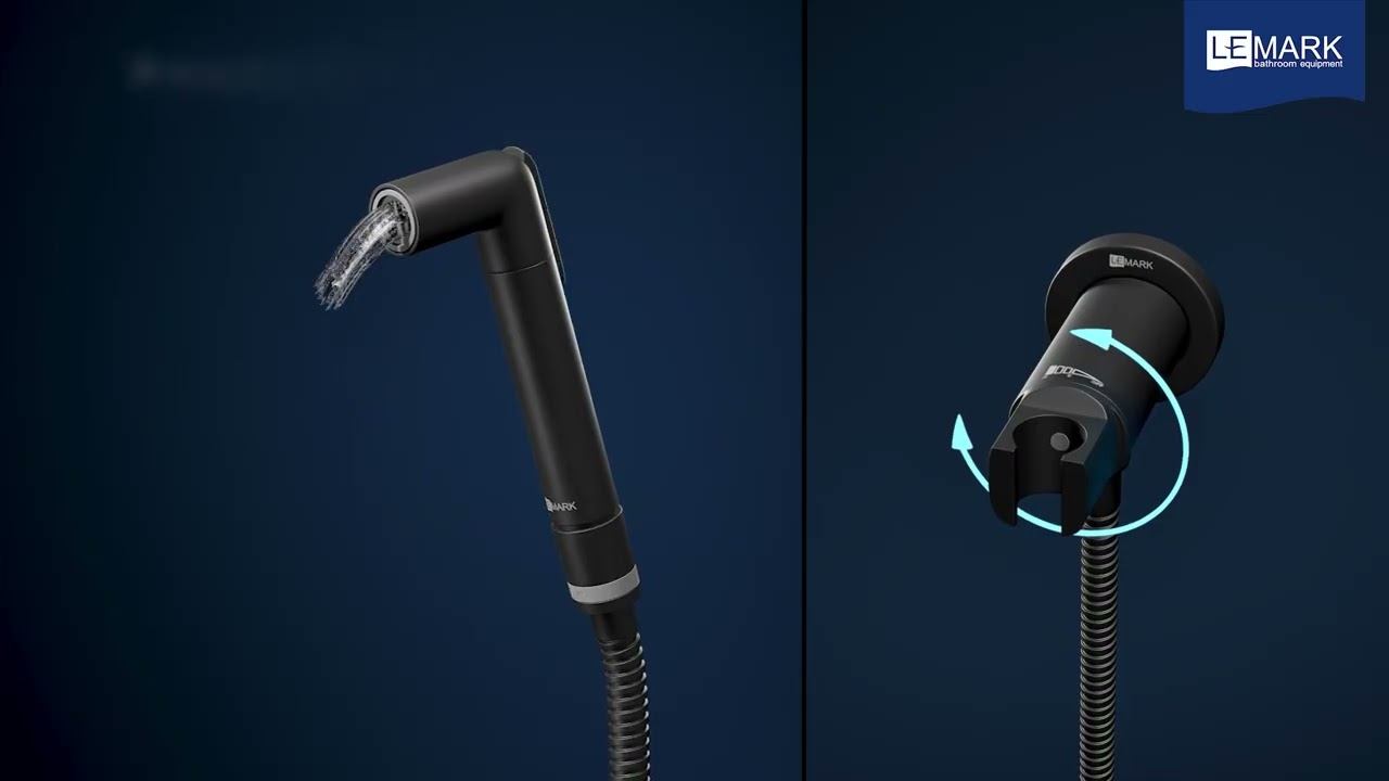 Смеситель Lemark Solo LM7171C, LM7171BL, LM7171GM, LM7171G с гигиеническим душем, встраиваемый смотреть онлайн