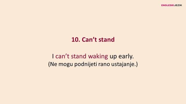 20 najčešćih glagola iza kojih stoji glagol u gerundu | Uvod u redoslijed glagola смотреть онлайн